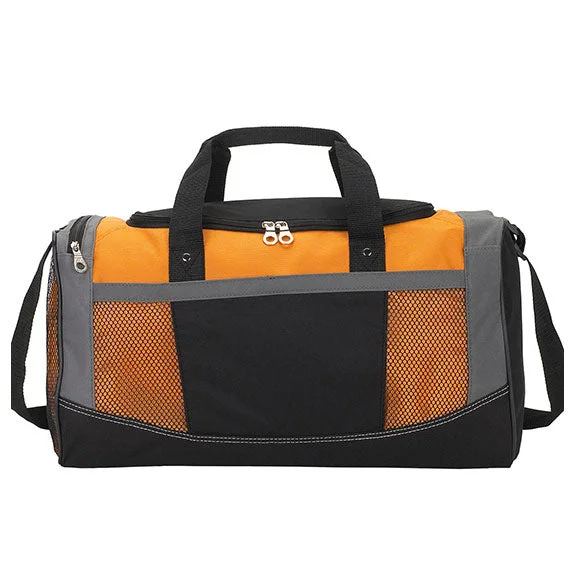 Women's crew - neck sweatshirt in a heather gray shade for a classic and versatile option4511 - Gemline Flex Sport Bag | Orange