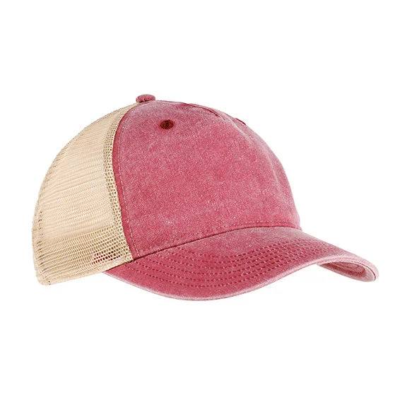 Women's sweatshirt with a mesh panel insert for breathability during workoutsAP1924 - Authentic Pigment Pigment Dyed 5-Panel Trucker Hat | Nautical Red/Khaki Women's sweatshirt with a mesh panel insert for breathability during workoutsAP1924 - Authentic Pigment Pigment Dyed 5-Panel Trucker Hat | Nautical Red/Khaki