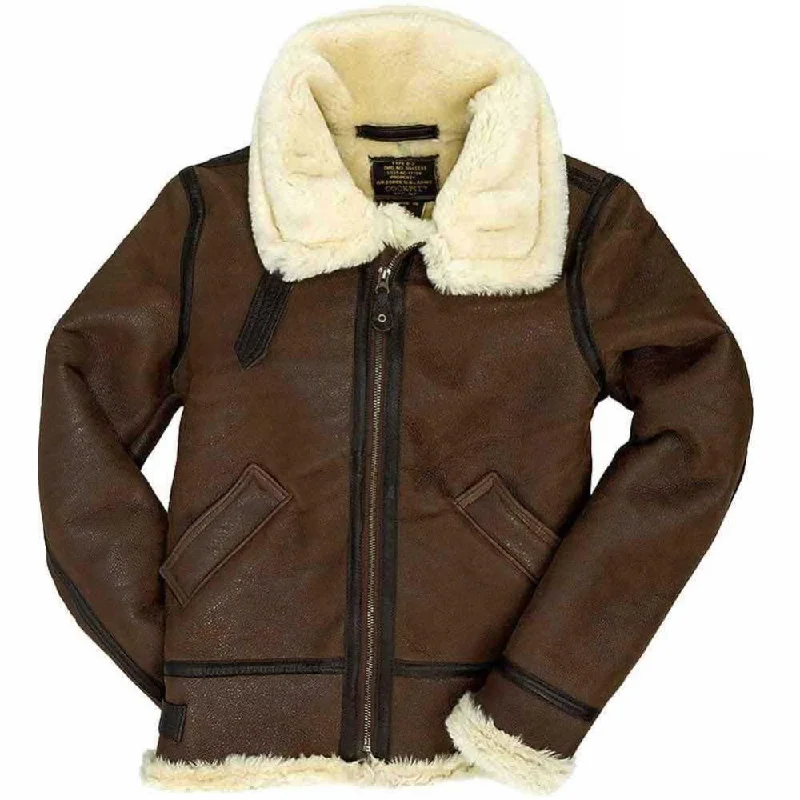 Cockpit USA Womens B-3 Sheepskin Bomber Jacket