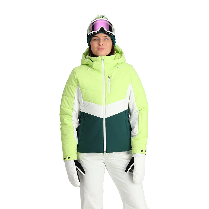 Women's bomber jackets with a holographic finish for a futuristic and eye - catching lookWomens Haven - Lime Ice Women's bomber jackets with a holographic finish for a futuristic and eye - catching lookWomens Haven - Lime Ice