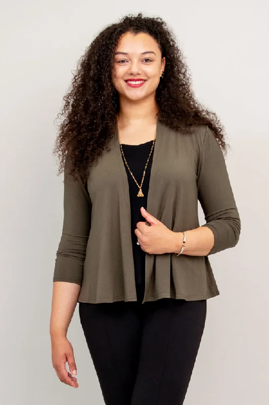 Women's double - breasted tweed jackets in classic colors for a sophisticated office lookKathy Jacket, Khaki, Bamboo Women's double - breasted tweed jackets in classic colors for a sophisticated office lookKathy Jacket, Khaki, Bamboo