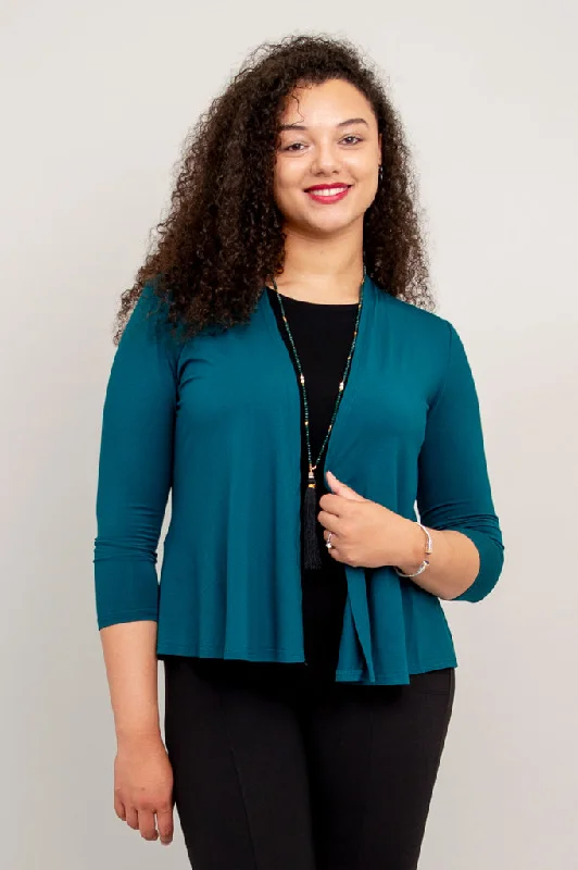 Women's moto jackets with a lace - up front for a unique and stylish touchKathy Jacket, Teal, Bamboo Women's moto jackets with a lace - up front for a unique and stylish touchKathy Jacket, Teal, Bamboo