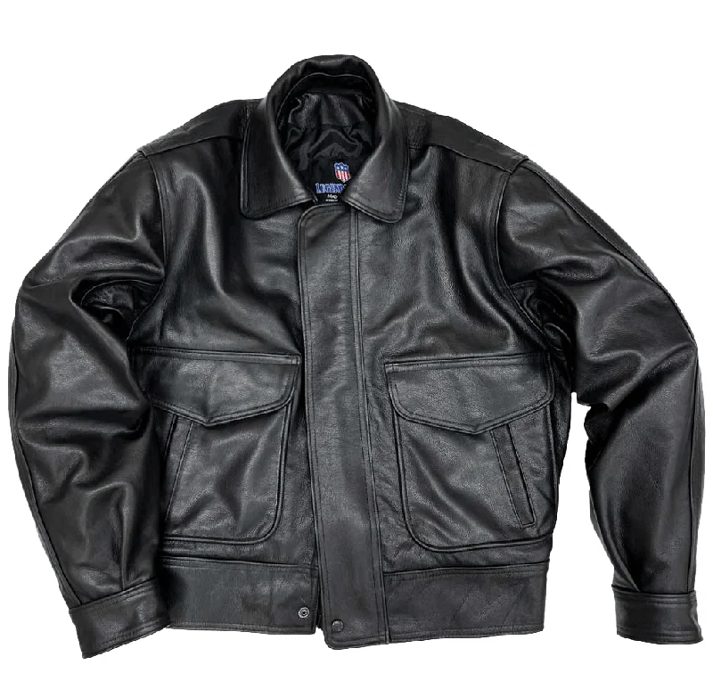 Legendary Privé Pilot Mens Leather Aviator Jacket