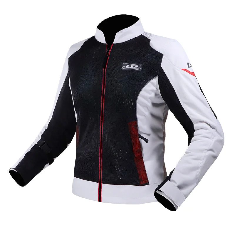 Women's bomber jackets with a holographic finish for a futuristic and eye - catching lookLS2 AIRY EVO LADY MOTORCYCLE MESH JACKET Women's bomber jackets with a holographic finish for a futuristic and eye - catching lookLS2 AIRY EVO LADY MOTORCYCLE MESH JACKET