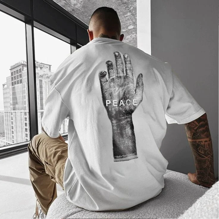 Women's cropped sweatshirt with a lace - trimmed hem for a romantic lookMen's peace tshirts oversized Women's cropped sweatshirt with a lace - trimmed hem for a romantic lookMen's peace tshirts oversized