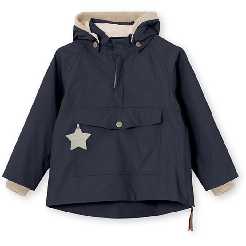 Women's quilted puffer jackets in a cropped silhouette for a modern twistMINI A TURE Vito Spring Anorak w/Fleece Lining Ombre Blue Women's quilted puffer jackets in a cropped silhouette for a modern twistMINI A TURE Vito Spring Anorak w/Fleece Lining Ombre Blue
