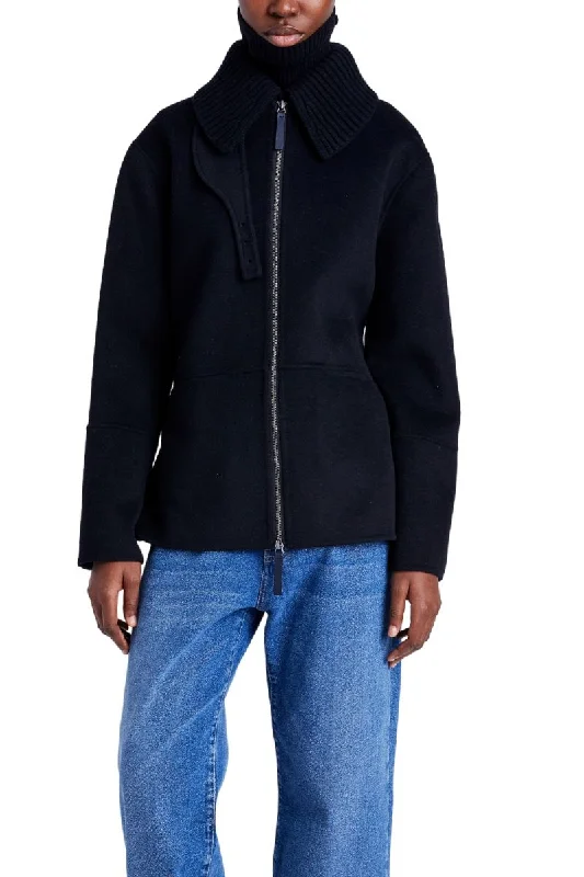 Women's faux fur - trimmed denim jackets for a trendy and cozy stylePoppy Jacket
