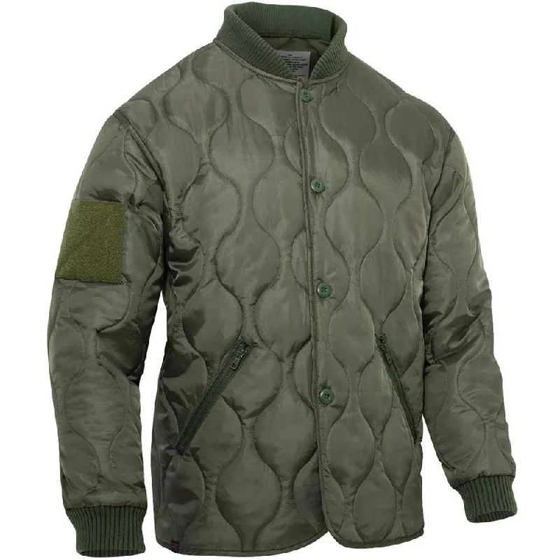 Women's long - length wool blend jackets for a warm and stylish winter lookRothco Mens Nylon Quilted Woobie Jacket Women's long - length wool blend jackets for a warm and stylish winter lookRothco Mens Nylon Quilted Woobie Jacket