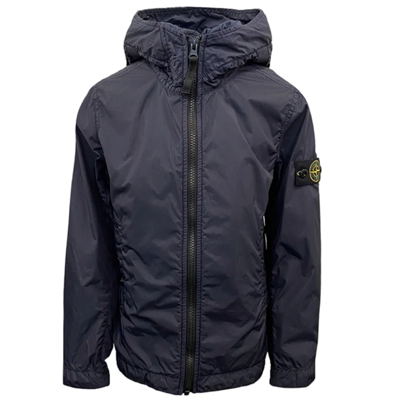 Women's cropped leather jackets with a fringe detail for a western - inspired outfitStone Island Junior Jacket Navy Women's cropped leather jackets with a fringe detail for a western - inspired outfitStone Island Junior Jacket Navy