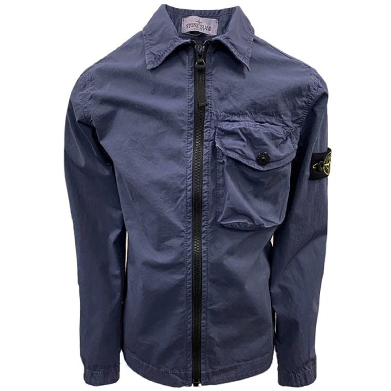 Women's cropped satin jackets in pastel shades for a glamorous evening outStone Island Junior Overshirt Navy Women's cropped satin jackets in pastel shades for a glamorous evening outStone Island Junior Overshirt Navy