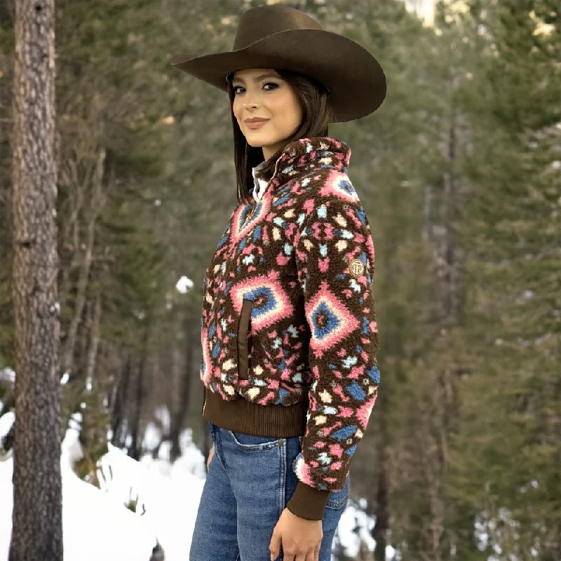 Women's bomber jackets with a holographic finish for a futuristic and eye - catching lookTempco Womens Willow Fleece Jacket - TL5006 Women's bomber jackets with a holographic finish for a futuristic and eye - catching lookTempco Womens Willow Fleece Jacket - TL5006