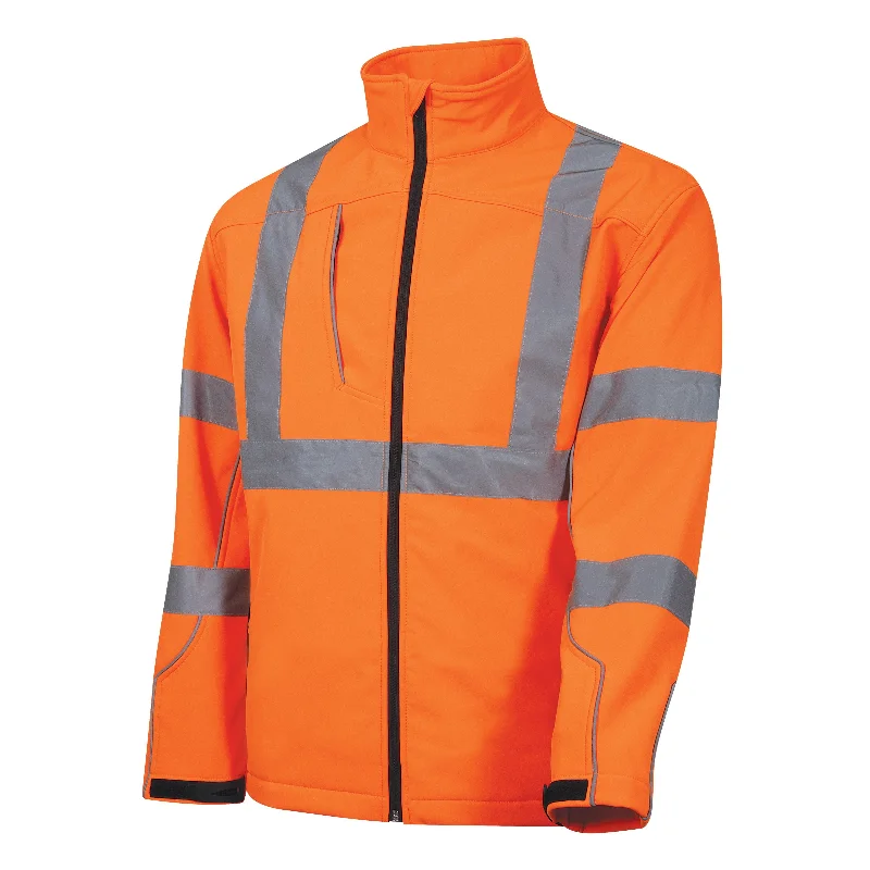 Women's cropped leather jackets with silver zippers for a punk - inspired outfitTru Workwear Hi Vis Orange Soft Shell Jacket c/w Reflective Tape TJ1960T5 Women's cropped leather jackets with silver zippers for a punk - inspired outfitTru Workwear Hi Vis Orange Soft Shell Jacket c/w Reflective Tape TJ1960T5
