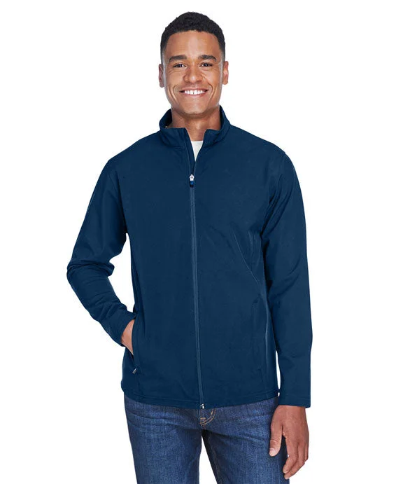 Women's sweatshirt with a mesh panel insert for breathability during workoutsTT80 - Team 365 Mens Leader Soft Shell Jacket | Sport Dark Navy Women's sweatshirt with a mesh panel insert for breathability during workoutsTT80 - Team 365 Mens Leader Soft Shell Jacket | Sport Dark Navy