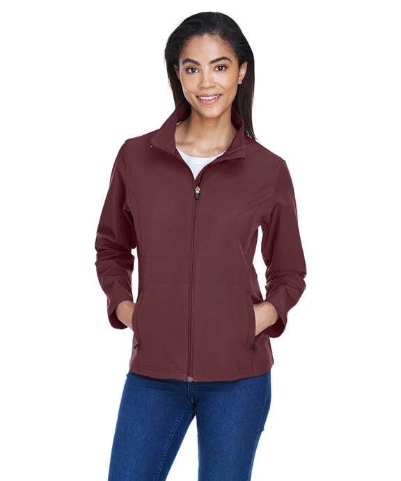Women's quarter - zip sweatshirt made of organic cotton for eco - conscious fashionTT80W - Team 365 Ladies Leader Soft Shell Jacket | Sport Dark Maroon Women's quarter - zip sweatshirt made of organic cotton for eco - conscious fashionTT80W - Team 365 Ladies Leader Soft Shell Jacket | Sport Dark Maroon
