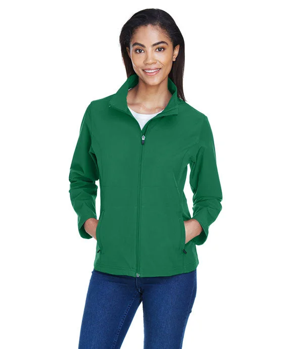 Women's mock - neck sweatshirt made of moisture - wicking material for fitness useTT80W - Team 365 Ladies Leader Soft Shell Jacket | Sport Kelly Women's mock - neck sweatshirt made of moisture - wicking material for fitness useTT80W - Team 365 Ladies Leader Soft Shell Jacket | Sport Kelly