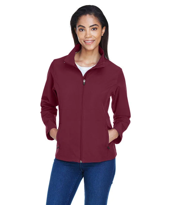 Women's tie - front hoodie in a lightweight fabric for summer layeringTT80W - Team 365 Ladies Leader Soft Shell Jacket | Sport Maroon Women's tie - front hoodie in a lightweight fabric for summer layeringTT80W - Team 365 Ladies Leader Soft Shell Jacket | Sport Maroon