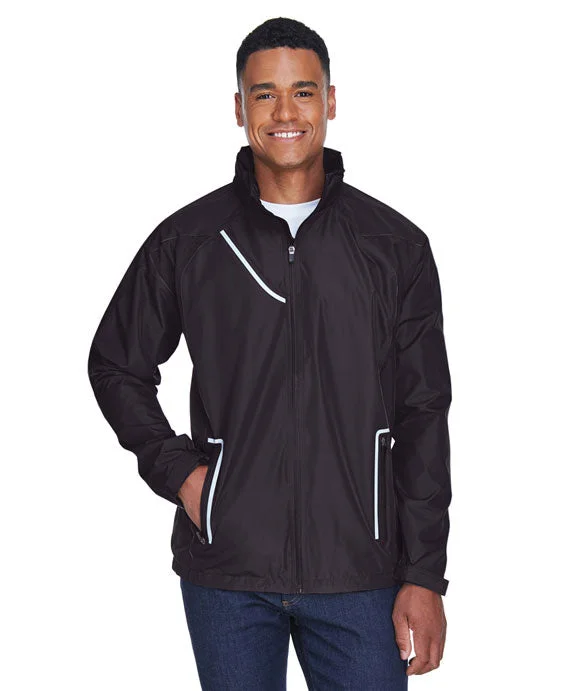 Women's quarter - zip sweatshirt made of organic cotton for eco - conscious fashionTT86 - Team 365 Mens Dominator Waterproof Jacket | Black Women's quarter - zip sweatshirt made of organic cotton for eco - conscious fashionTT86 - Team 365 Mens Dominator Waterproof Jacket | Black