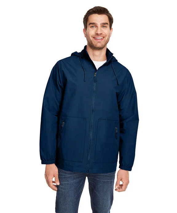 Women's zip - front sweatshirt with contrast stitching for a sporty aestheticTT87 - Team 365 Unisex Zone HydroSport™ Storm Flap Jacket | Sport Dark Navy Women's zip - front sweatshirt with contrast stitching for a sporty aestheticTT87 - Team 365 Unisex Zone HydroSport™ Storm Flap Jacket | Sport Dark Navy