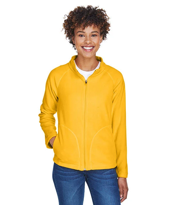 Women's sherpa - lined hoodie for extreme cold weather outdoor activitiesTT90W - Team 365 Ladies Campus Microfleece Jacket | Sport Athletic Gold Women's sherpa - lined hoodie for extreme cold weather outdoor activitiesTT90W - Team 365 Ladies Campus Microfleece Jacket | Sport Athletic Gold
