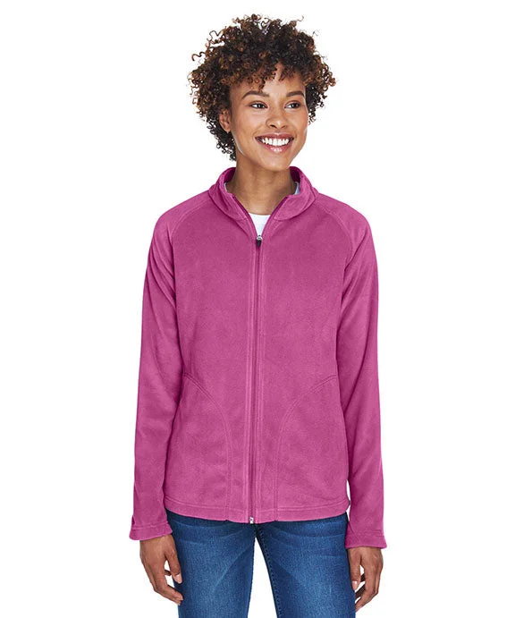 Women's crew - neck sweatshirt in a heather gray shade for a classic and versatile optionTT90W - Team 365 Ladies Campus Microfleece Jacket | Sport Charity Pink