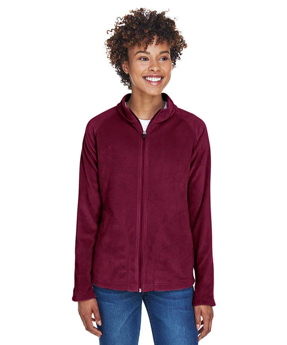 Women's fleece - lined hoodie with thumbholes for warmth in winterTT90W - Team 365 Ladies Campus Microfleece Jacket | Sport Maroon Women's fleece - lined hoodie with thumbholes for warmth in winterTT90W - Team 365 Ladies Campus Microfleece Jacket | Sport Maroon