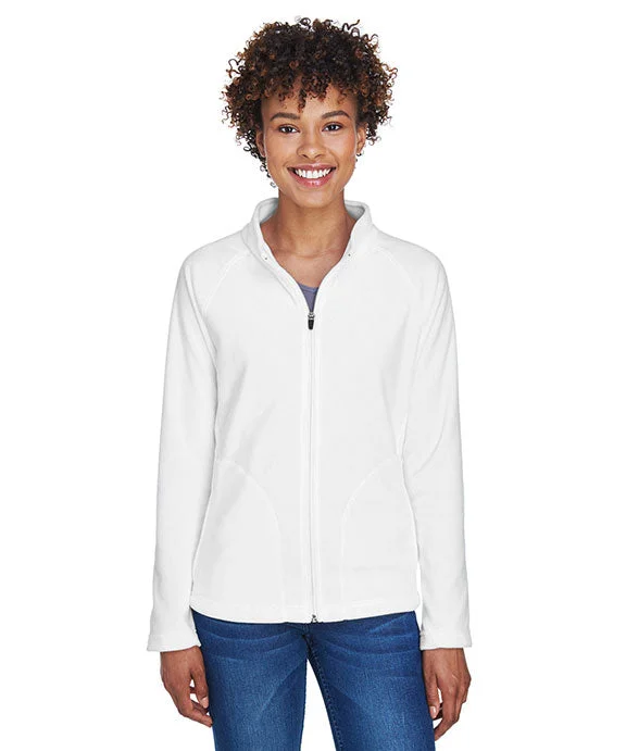 Women's sweatshirt with a mesh panel insert for breathability during workoutsTT90W - Team 365 Ladies Campus Microfleece Jacket | White Women's sweatshirt with a mesh panel insert for breathability during workoutsTT90W - Team 365 Ladies Campus Microfleece Jacket | White