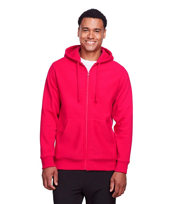 Women's sweatshirt with a mesh panel insert for breathability during workoutsTT95 - Team 365 Mens Zone HydroSport™ Heavyweight Full-Zip Hooded Sweatshirt | Sport Red Women's sweatshirt with a mesh panel insert for breathability during workoutsTT95 - Team 365 Mens Zone HydroSport™ Heavyweight Full-Zip Hooded Sweatshirt | Sport Red