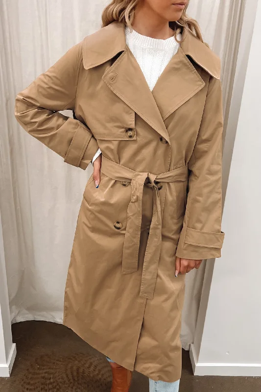 Women's waterproof rain jackets in bright yellow for high - visibility outdoor activitiesWinston Trench Coat Toast Women's waterproof rain jackets in bright yellow for high - visibility outdoor activitiesWinston Trench Coat Toast