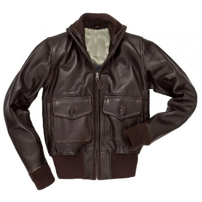 Women's cropped down jackets in bold colors for a sporty and fashionable winter outfitWomens Classic Brown Leather Bomber Jacket Women's cropped down jackets in bold colors for a sporty and fashionable winter outfitWomens Classic Brown Leather Bomber Jacket