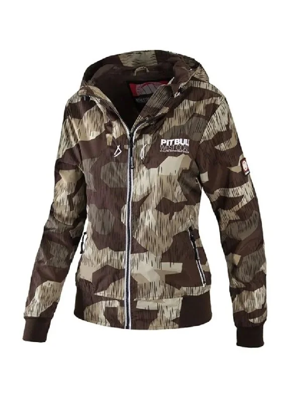 Women's moto jackets with a lace - up front for a unique and stylish touchWomen's transitional jacket Aaricia III Camo Women's moto jackets with a lace - up front for a unique and stylish touchWomen's transitional jacket Aaricia III Camo