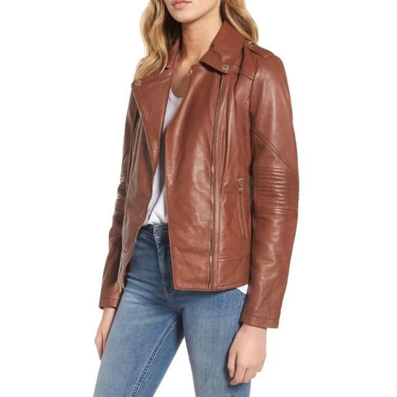 Women's long - length wool blend jackets for a warm and stylish winter lookNairobi Tanned Ladies Jacket Women's long - length wool blend jackets for a warm and stylish winter lookNairobi Tanned Ladies Jacket