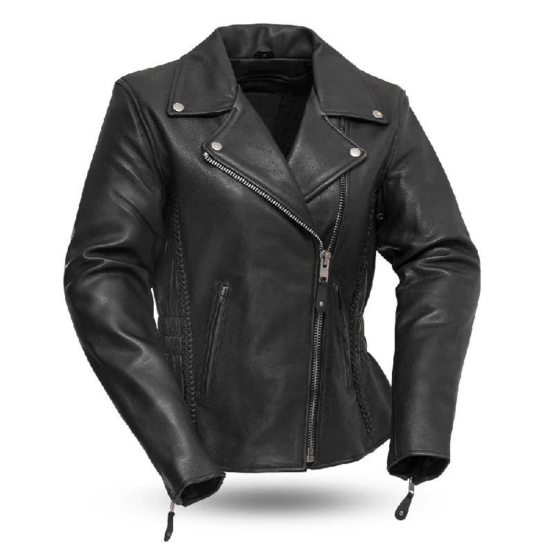 Women's denim jackets with distressed details for a casual and edgy lookYELONA BELOVA Motorcycle Leather Jacket Women's denim jackets with distressed details for a casual and edgy lookYELONA BELOVA Motorcycle Leather Jacket
