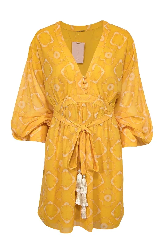 Sheath Women Dress with a Tailored Fit for a Professional Look Sheath Women Dress with a Tailored Fit for a Professional Look Alexis - Yellow Tie Dye Print Chiffon Dress w/ Tassel Tie Sz L Sheath Women Dress with a Tailored Fit for a Professional Look Sheath Women Dress with a Tailored Fit for a Professional Look Alexis - Yellow Tie Dye Print Chiffon Dress w/ Tassel Tie Sz L