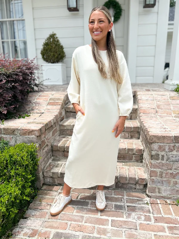 Empire Waist Women Dress to Accentuate the Bust and Conceal the Waist Empire Waist Women Dress to Accentuate the Bust and Conceal the Waist Eggshell Lounge Around Long Sleeve Dress Empire Waist Women Dress to Accentuate the Bust and Conceal the Waist Empire Waist Women Dress to Accentuate the Bust and Conceal the Waist Eggshell Lounge Around Long Sleeve Dress