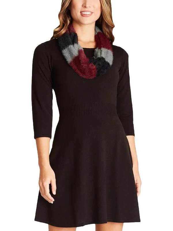 Halter Neck Women Dress to Show Off the Shoulders and Neckline Halter Neck Women Dress to Show Off the Shoulders and Neckline Juniors Womens Sweater Stretch Fit & Flare Dress Halter Neck Women Dress to Show Off the Shoulders and Neckline Halter Neck Women Dress to Show Off the Shoulders and Neckline Juniors Womens Sweater Stretch Fit & Flare Dress