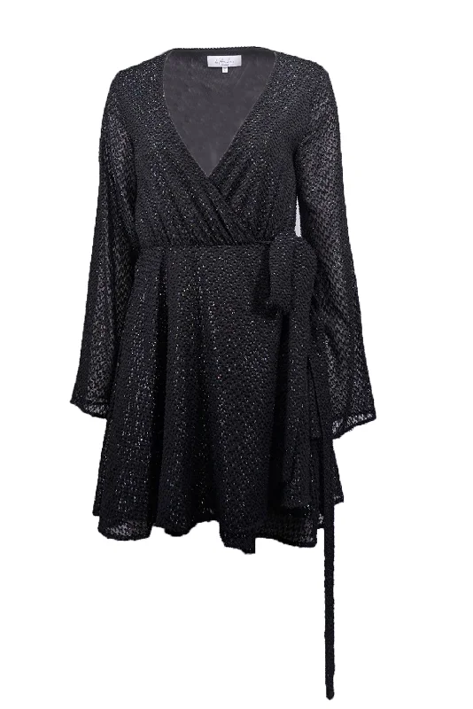 Sleeveless Women Dress in Bright Colors for Summer Parties Sleeveless Women Dress in Bright Colors for Summer Parties L'Academie - Black Metallic Textured Wrap Dress Sz S Sleeveless Women Dress in Bright Colors for Summer Parties Sleeveless Women Dress in Bright Colors for Summer Parties L'Academie - Black Metallic Textured Wrap Dress Sz S