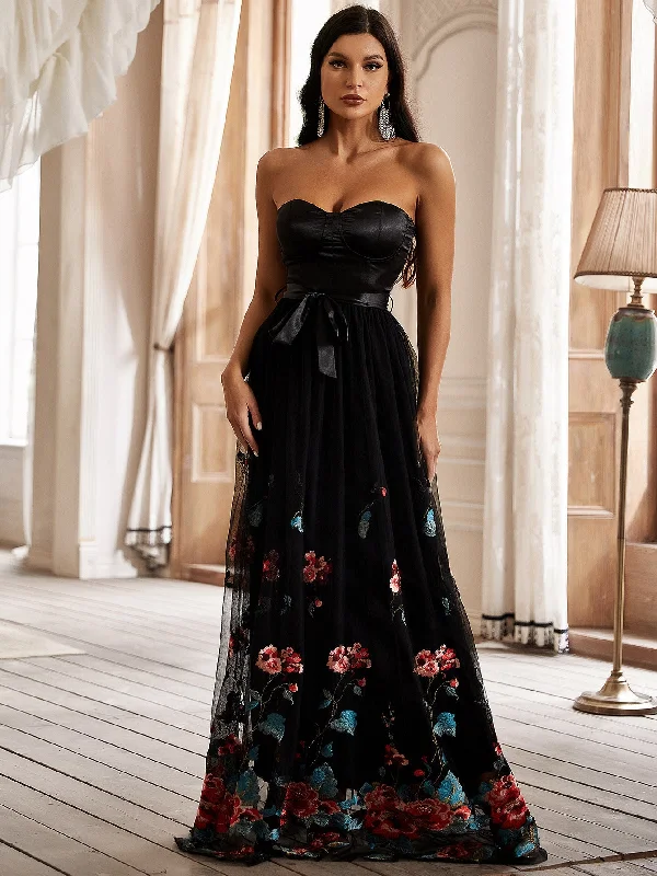 Maxi Women Dress with Floral Print for a Bohemian Vibe Maxi Women Dress with Floral Print for a Bohemian Vibe NiDELL New Products in Stock Tube Top Satin Stitching Embroidered Dress Embroidered Mesh Long Large Hem Dress-Ss032 Maxi Women Dress with Floral Print for a Bohemian Vibe Maxi Women Dress with Floral Print for a Bohemian Vibe NiDELL New Products in Stock Tube Top Satin Stitching Embroidered Dress Embroidered Mesh Long Large Hem Dress-Ss032