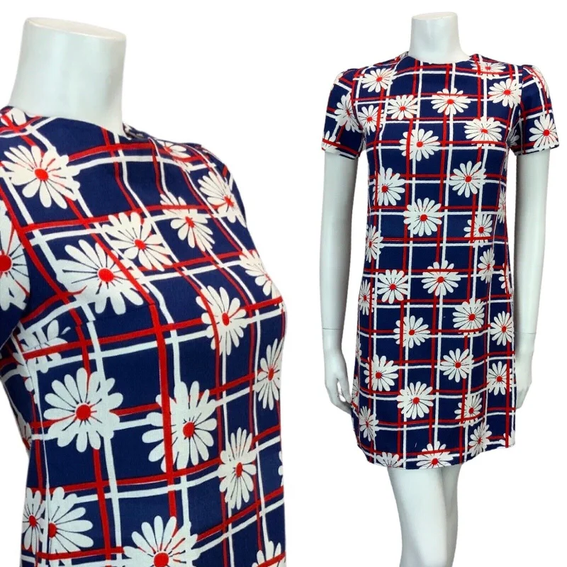 Wrap - Style Women Dress with Adjustable Fit for All Body Types Wrap - Style Women Dress with Adjustable Fit for All Body Types VINTAGE 60s 70s NAVY BLUE RED WHITE DAISY PRINT MINI MOD DRESS 6 8 Wrap - Style Women Dress with Adjustable Fit for All Body Types Wrap - Style Women Dress with Adjustable Fit for All Body Types VINTAGE 60s 70s NAVY BLUE RED WHITE DAISY PRINT MINI MOD DRESS 6 8