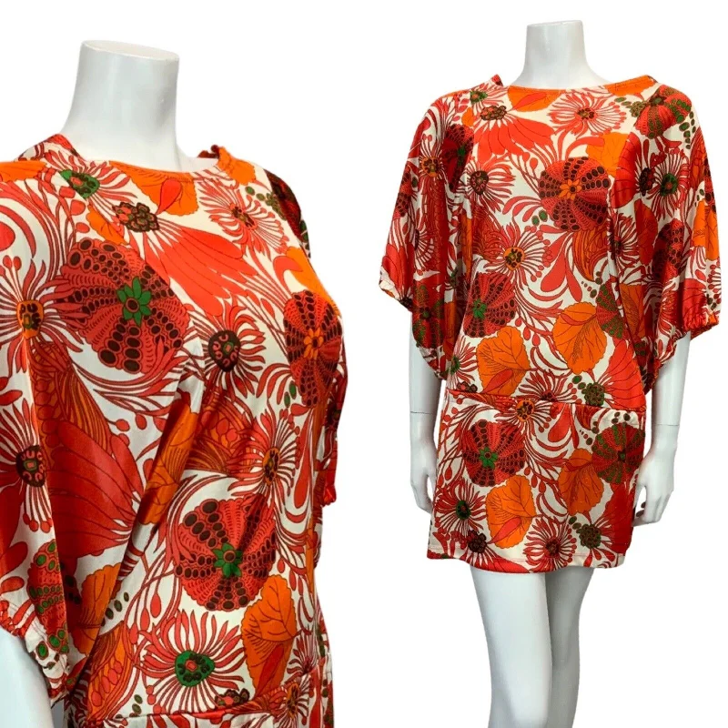 Off - the - Shoulder Women Dress for a Romantic and Feminine Look Off - the - Shoulder Women Dress for a Romantic and Feminine Look VTG 60s 70s WHITE RED ORANGE GREEN FLORAL PSYCHEDELIC BACKLESS MINI DRESS 8 10 Off - the - Shoulder Women Dress for a Romantic and Feminine Look Off - the - Shoulder Women Dress for a Romantic and Feminine Look VTG 60s 70s WHITE RED ORANGE GREEN FLORAL PSYCHEDELIC BACKLESS MINI DRESS 8 10