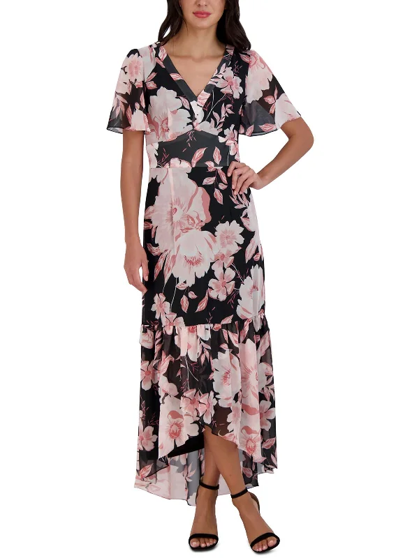 Plus Size Women Dress with a Flattering A - Line Cut for Comfort and Style Plus Size Women Dress with a Flattering A - Line Cut for Comfort and Style Womens Tie Back Long Maxi Dress