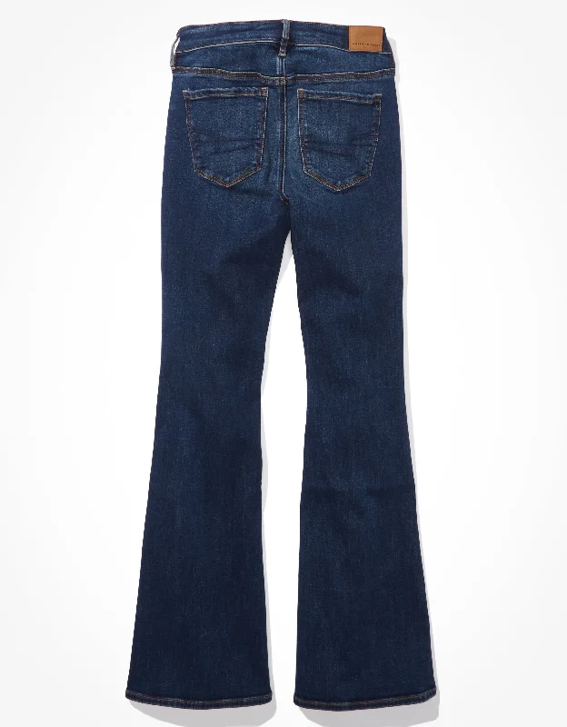 Women's cotton jogger pants Acid - wash women jeans with a retro finish AE Next Level Low-Rise Flare Jean Women's cotton jogger pants Acid - wash women jeans with a retro finish AE Next Level Low-Rise Flare Jean