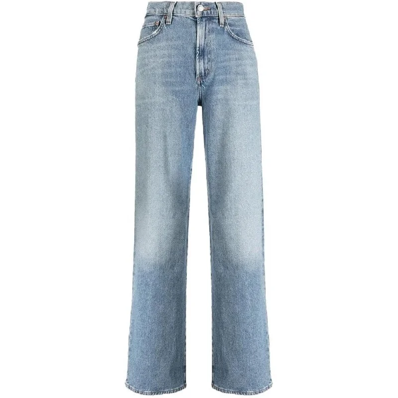 Women's lace - trimmed evening pants Light - wash women jeans for a fresh and summery appearance Agolde Women's Harper Mid-Rise Relaxed Straight Jeans, Flash Women's lace - trimmed evening pants Light - wash women jeans for a fresh and summery appearance Agolde Women's Harper Mid-Rise Relaxed Straight Jeans, Flash