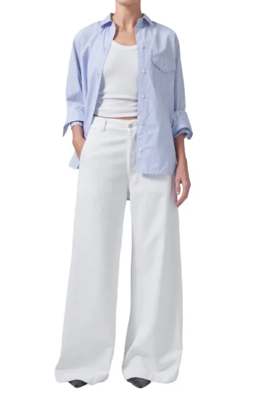 Women's belt - looped work pants Stretch women jeans for enhanced mobility and comfort Beverly Trouser Jeans In Seashell Women's belt - looped work pants Stretch women jeans for enhanced mobility and comfort Beverly Trouser Jeans In Seashell