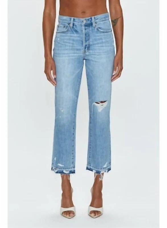Women's pants with anti - odor properties Stretch women jeans for enhanced mobility and comfort Charlie High Rise Straight Jeans In Scenic Distressed Women's pants with anti - odor properties Stretch women jeans for enhanced mobility and comfort Charlie High Rise Straight Jeans In Scenic Distressed