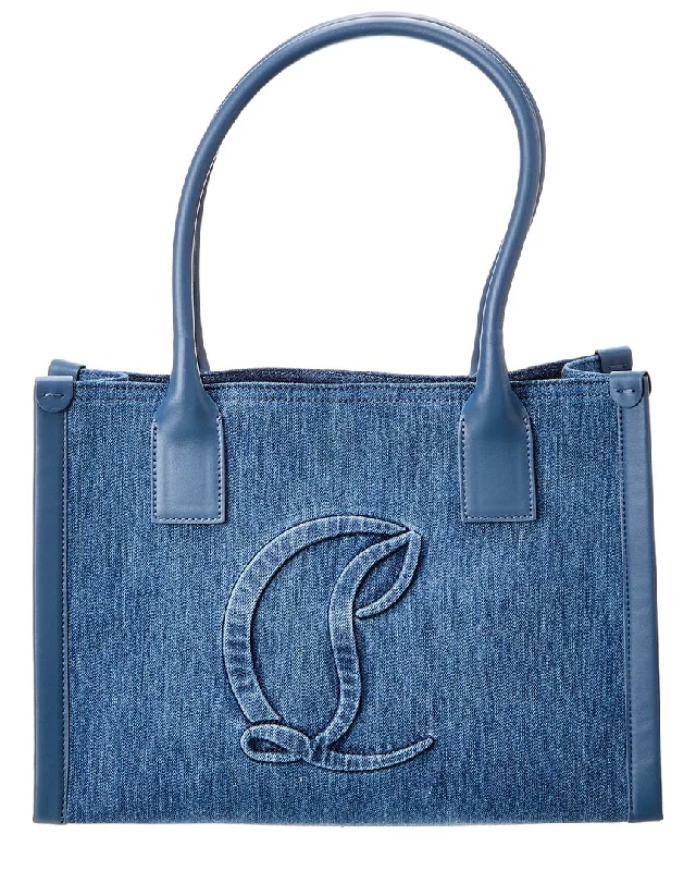 Women's recycled - material workout pants Wide - leg women jeans for a modern and relaxed vibe Christian Louboutin By My Side Small Denim & Leather Tote Women's recycled - material workout pants Wide - leg women jeans for a modern and relaxed vibe Christian Louboutin By My Side Small Denim & Leather Tote