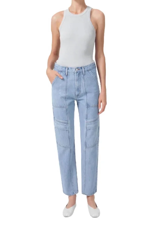 Women's pants for yoga studio Cargo women jeans with multiple pockets for added functionality Cooper Cargo Jeans In Rank Women's pants for yoga studio Cargo women jeans with multiple pockets for added functionality Cooper Cargo Jeans In Rank