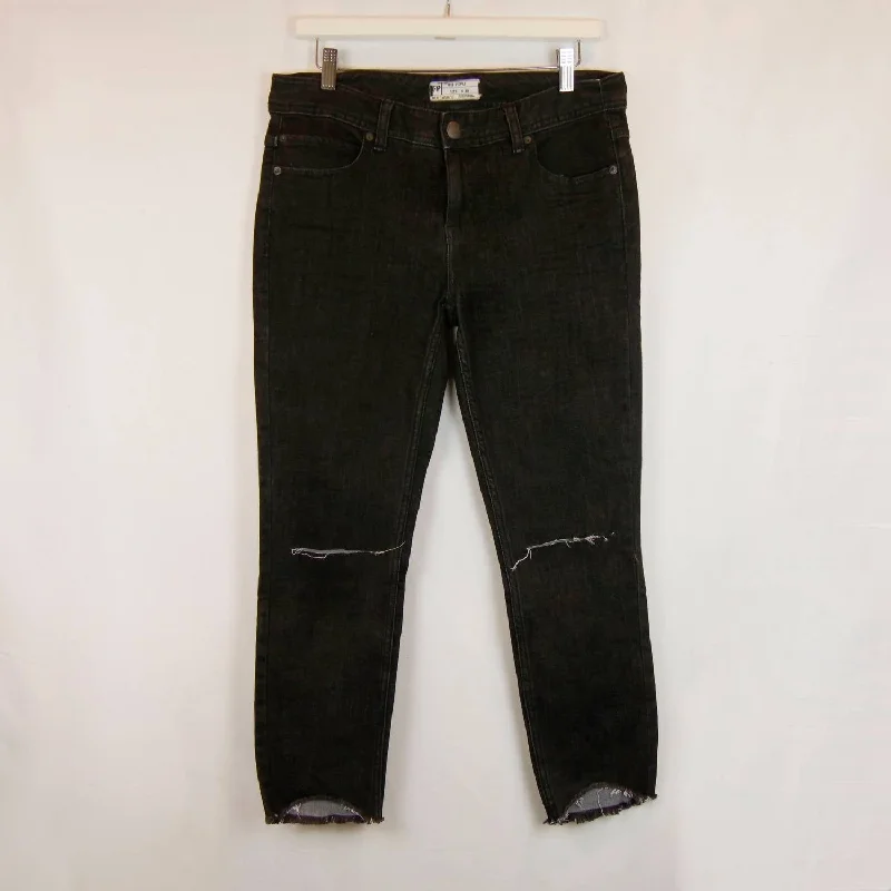 Women's lace - trimmed evening pants Light - wash women jeans for a fresh and summery appearance Destroyed Skinny Jeans In Black Women's lace - trimmed evening pants Light - wash women jeans for a fresh and summery appearance Destroyed Skinny Jeans In Black