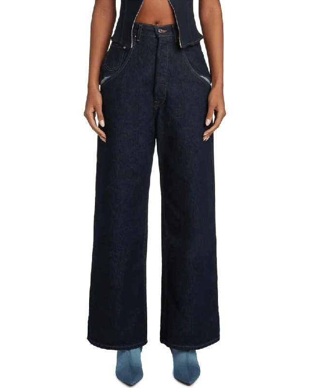 Women's wide - leg dress pants Bootcut women jeans to complement various shoe styles EB Denim Outpost Midnight Wide Leg Jean Women's wide - leg dress pants Bootcut women jeans to complement various shoe styles EB Denim Outpost Midnight Wide Leg Jean