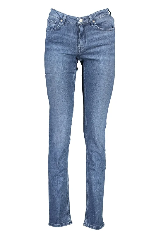 Women's pants for swimming (board shorts style) High - rise flare women jeans for a 70s - inspired look Gant Chic Faded Button-Zip Women's Jeans Women's pants for swimming (board shorts style) High - rise flare women jeans for a 70s - inspired look Gant Chic Faded Button-Zip Women's Jeans