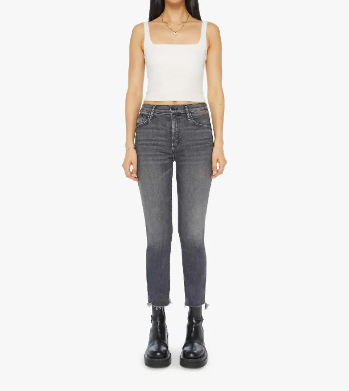 Women's pants for gym workouts Light - wash women jeans for a fresh and summery appearance Insider Crop Step Fray Jean In Up In Smoke Women's pants for gym workouts Light - wash women jeans for a fresh and summery appearance Insider Crop Step Fray Jean In Up In Smoke